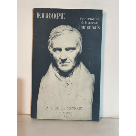 Europe Centenaire de la mort de Lamennais