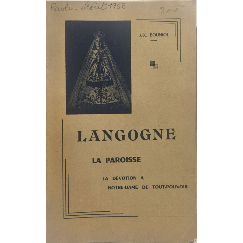 Langogne la paroisse la dévotion à Notre-Dame de Tout-Pouvoir