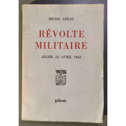 Revolte militaire alger 22 avril 1961