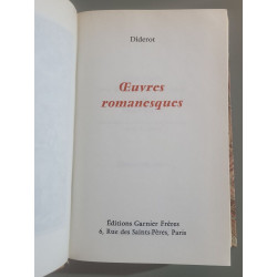 Oeuvres romanesques
