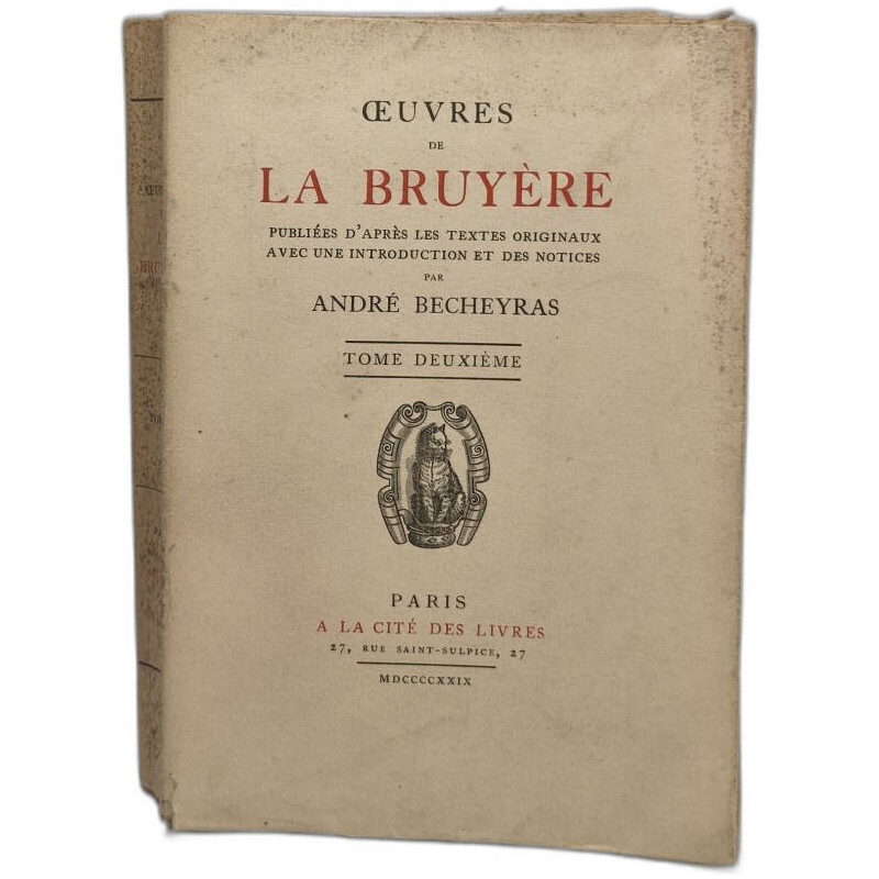 Œuvres de La Bruyère Tome 2