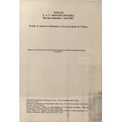 Fouille de quartiers d'habitation et du port antique de Toulon