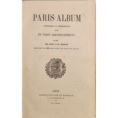 Paris-album historique et monumental divisé en vingt...
