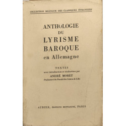 Anthologie du lyrisme baroque en Allemagne