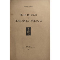 Fêtes de cour et cérémonies publiques