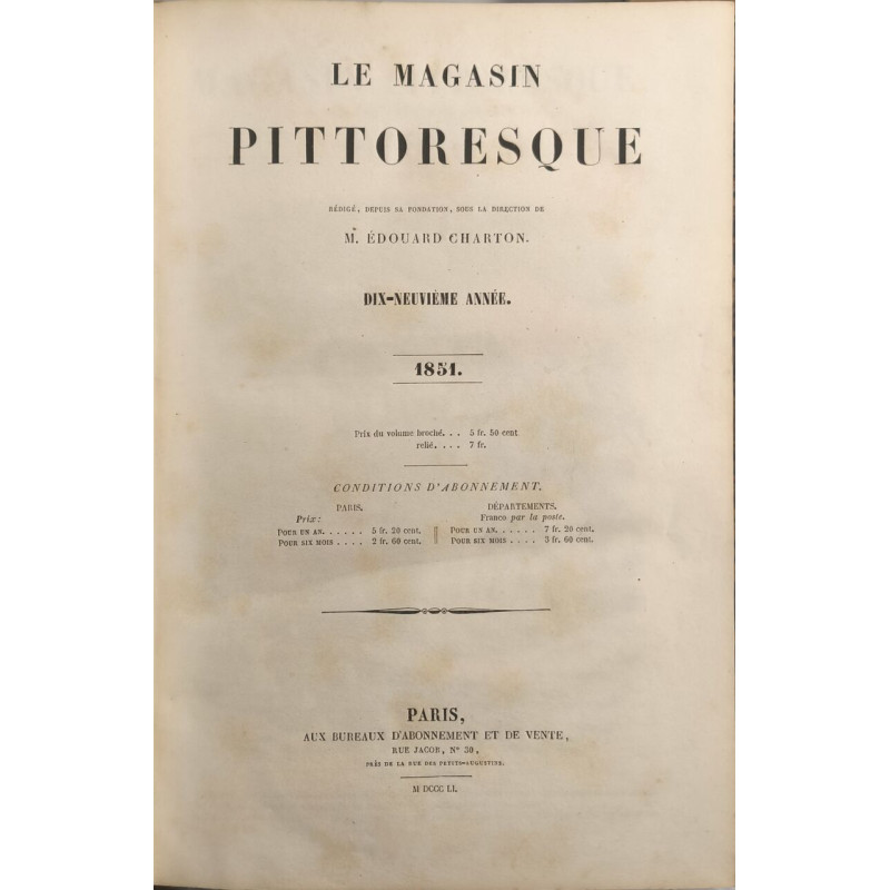 Le Magasin Pittoresque