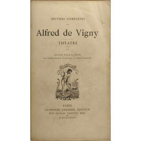 Oeuvres complètes - théâtre - quitte pour la peur- la maréchale...
