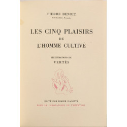 Les cinq plaisirs de l'homme cultivé illustrations de Vertès