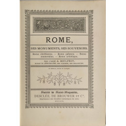 Rome ses monuments ses souvenirs