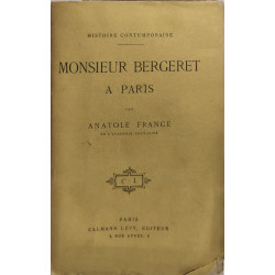 Monsieur Bergeret à Paris