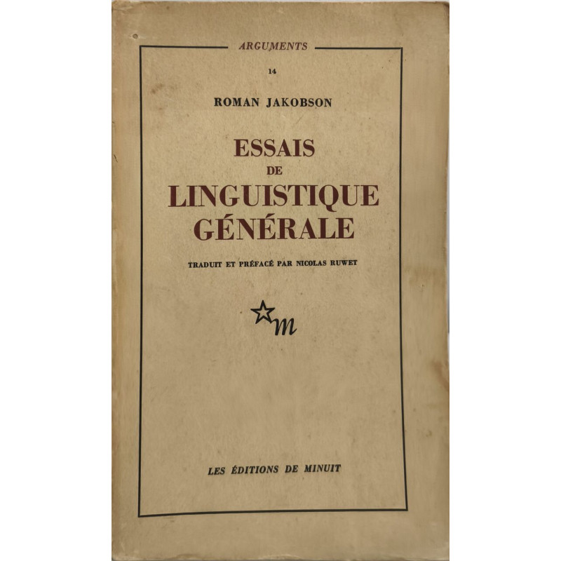 Essais de linguistique générale