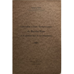 Contribution à l'Etude Pharmacologique du Marrube Blanc et de...