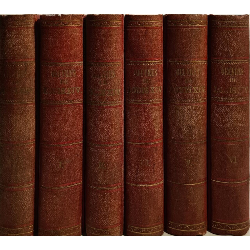 Oeuvres de Louis XIV 6 tomes
