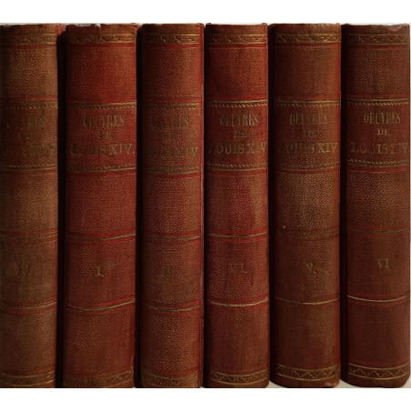 Oeuvres de Louis XIV 6 tomes