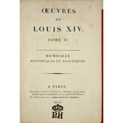 Oeuvres de Louis XIV 6 tomes