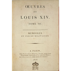 Oeuvres de Louis XIV 6 tomes