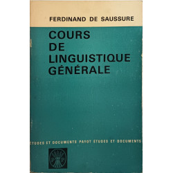 Cours de linguistique générale