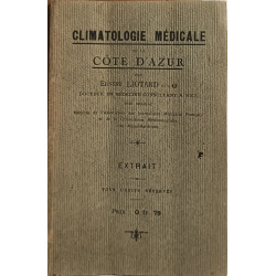 Climatologie médicale de la Côte d'Azur