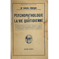 Psychopathologie de la vie quotidienne