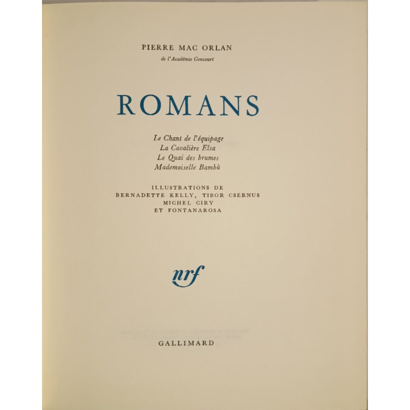 Romans - numéroté 7335/10250 - illustrations de kelly csernus ciry...