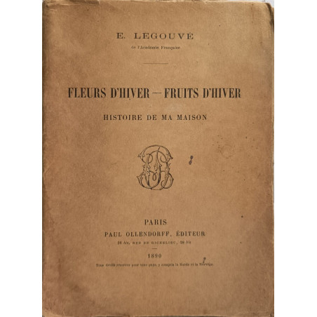 Fleurs d'hiver - Fruits d'hiver. Histoire de ma maison