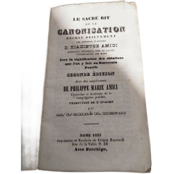 Le Sacré Rit de la Canonisation/ seconde edition