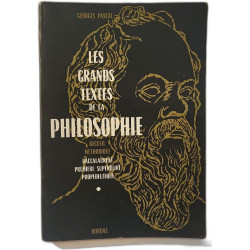 Les Grands Textes de la Philosophie