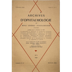 Archives d'ophtalmologie et Revue générale d'ophtalmologie...