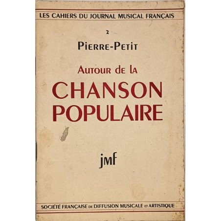 Autour de la chanson populaire