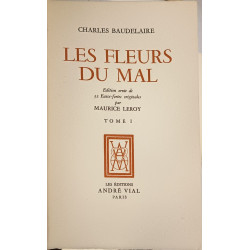 Les Fleurs du Mal édition ornée de 32 Eaux-fortes originales par...