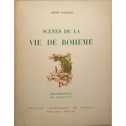 Scènes de la vie de bohème illustrations de Georges Hautot...