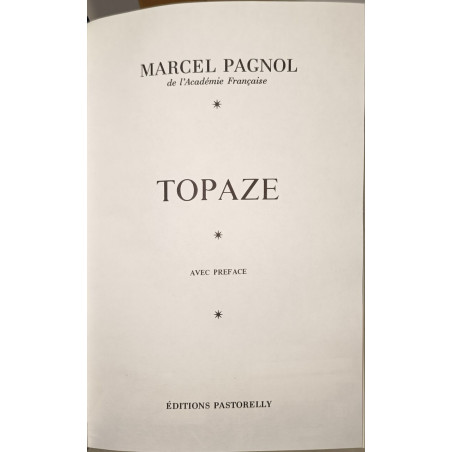 Topaze (illustrations de suzanne ballivet)