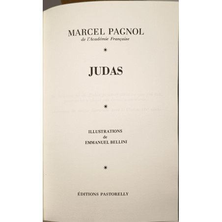 Judas/ illustrations de emmanuel bellini