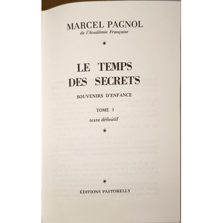 Le temps des secrets / illustrations de dubout