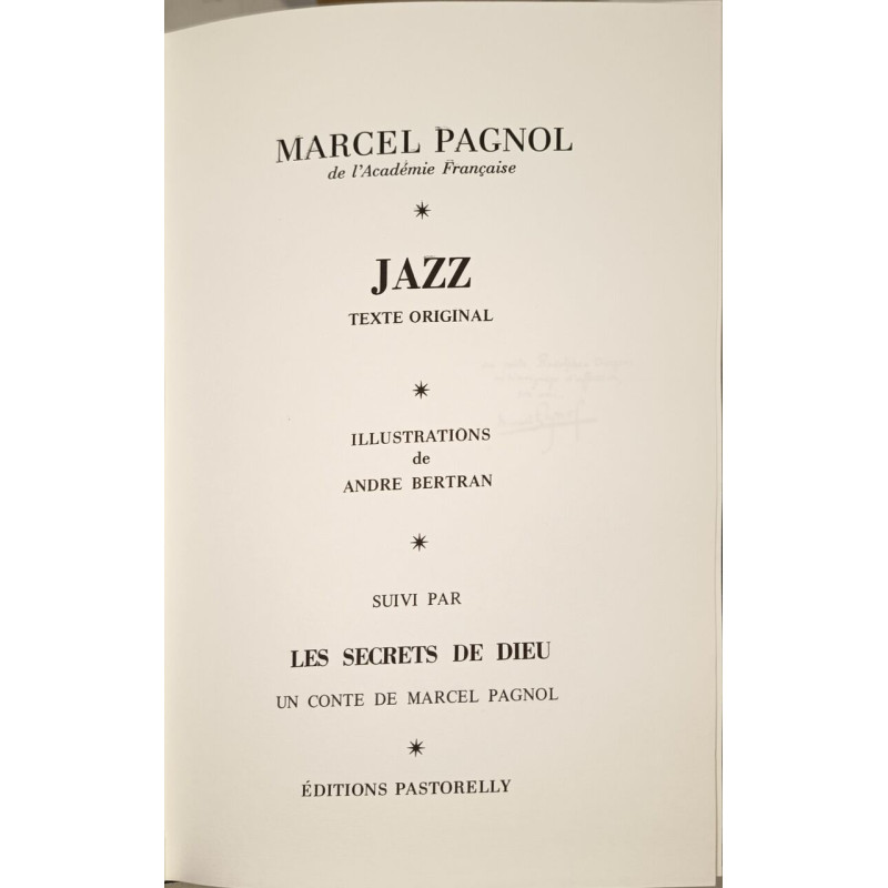 Jazz suivi par Les secrets de Dieu / illustrations de andré bertran