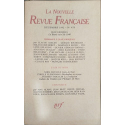 La nouvelle revue française n° 479 / EO numerotée sur velin ( n° 6)