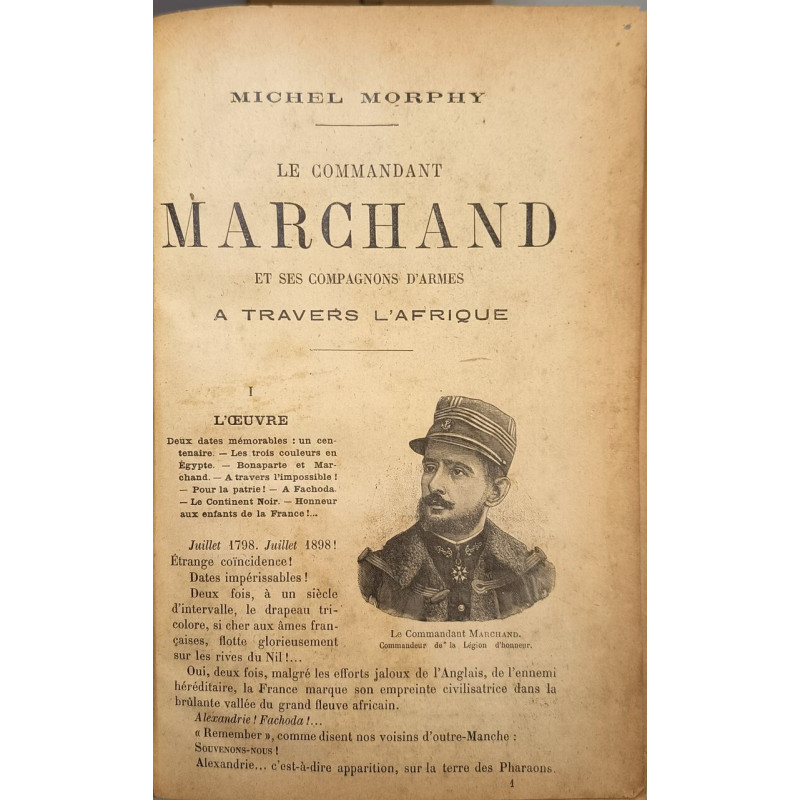 Le Commandant Marchand et ses compagnons d'armes à travers l'Afrique