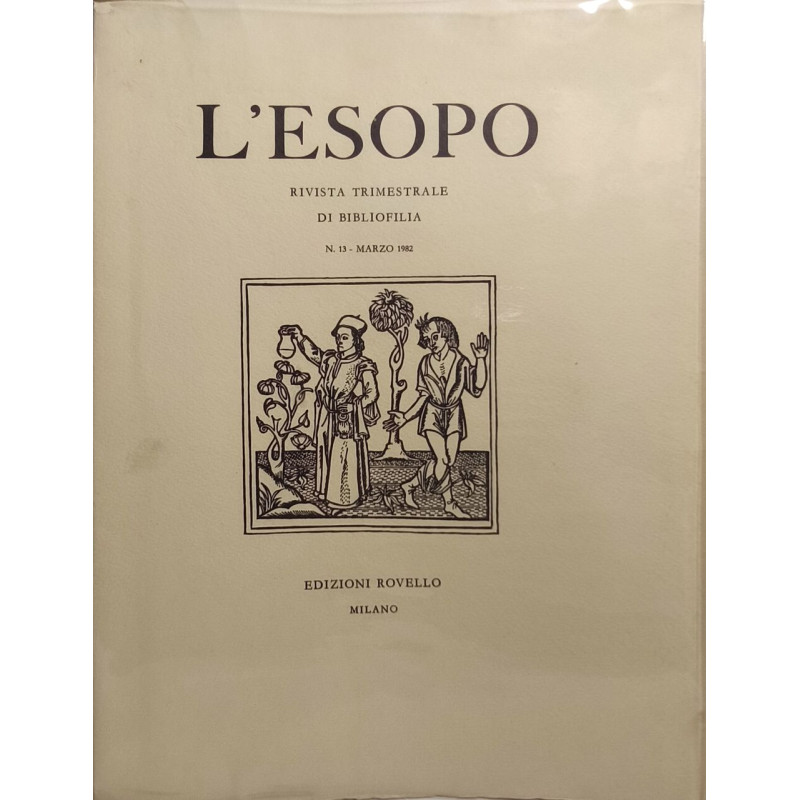 L'Esopo: rivista trimstrale di bibliofilia N°13 Marzo 1982