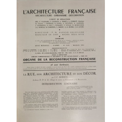 L'Architecture française : Architecture - Urbanisme - Décoration...