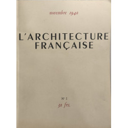 L'Architecture française : Architecture - Urbanisme - Décoration N°1