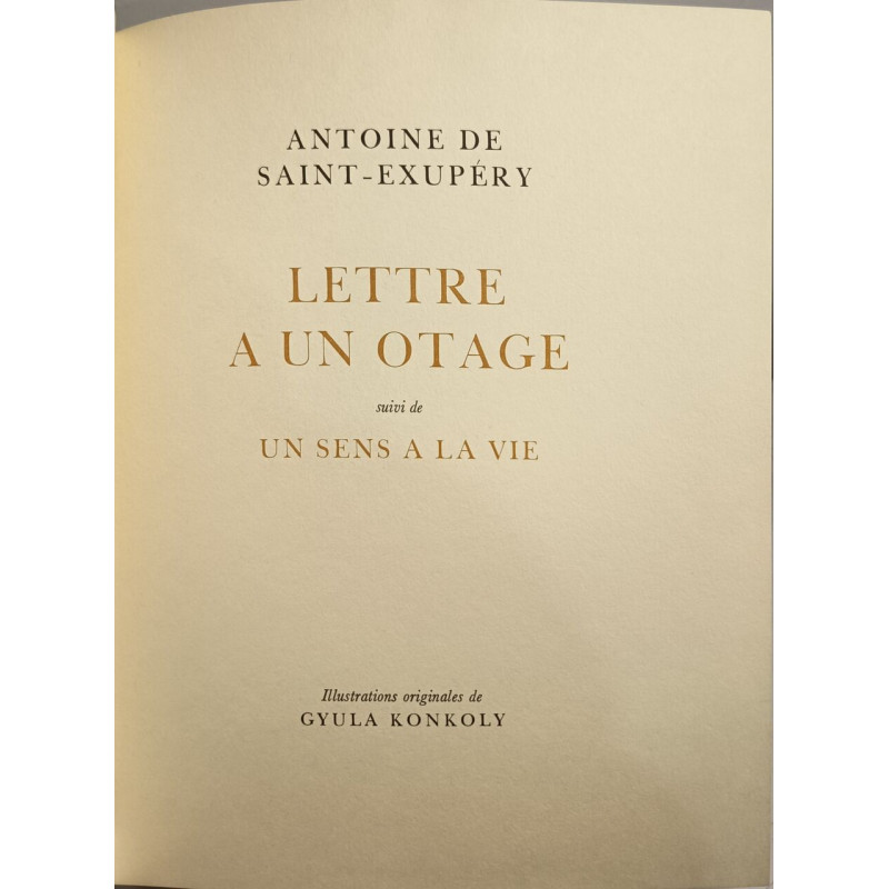 Lettre à un otage