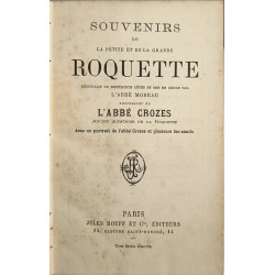 SOUVENIRS DE LA PETITE ET DE LA GRANDE ROQUETTE