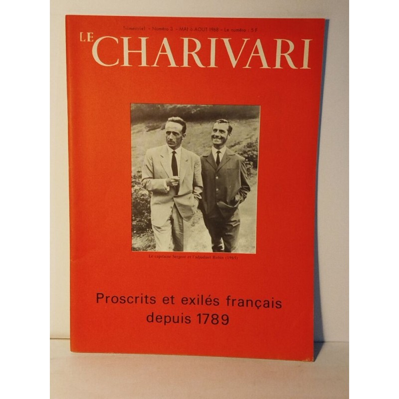 Le Charivari n° 3 / proscrits et exilés français depuis 1789