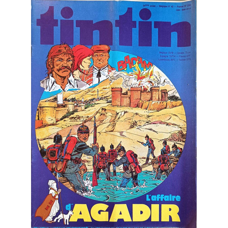 Tintin L'affaire d'Agadir n°214