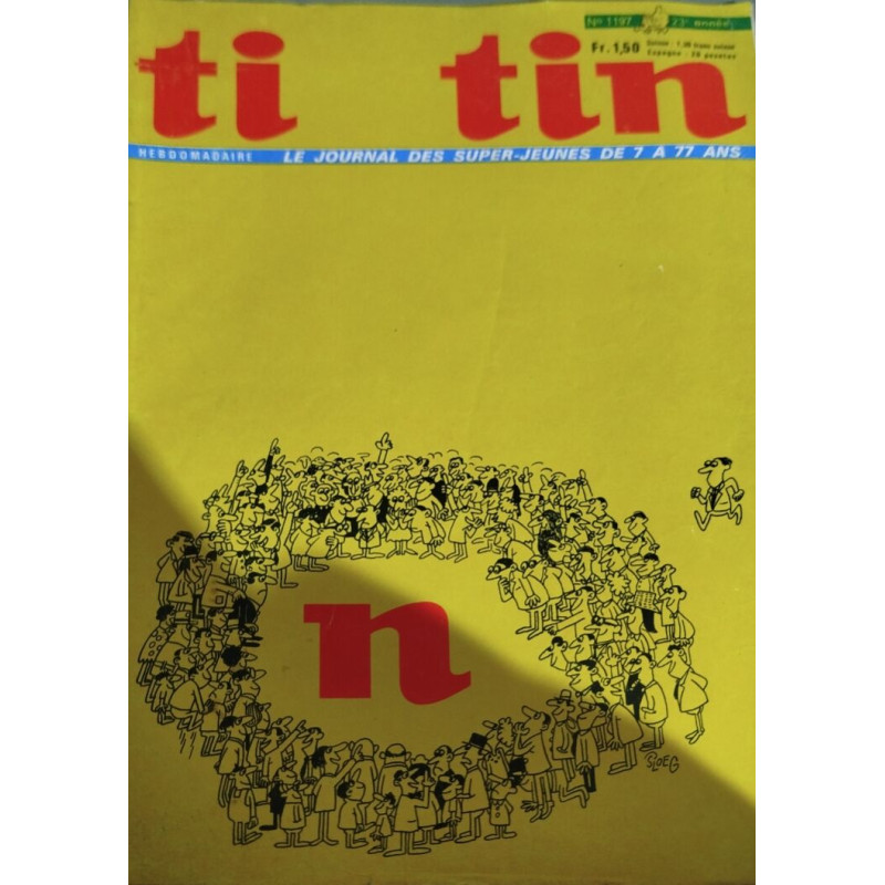 Tintin hebdomadaire n° 1197