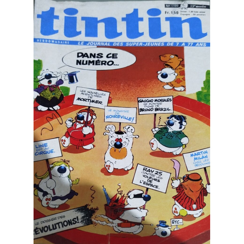 Tintin hebdomadaire n° 1199