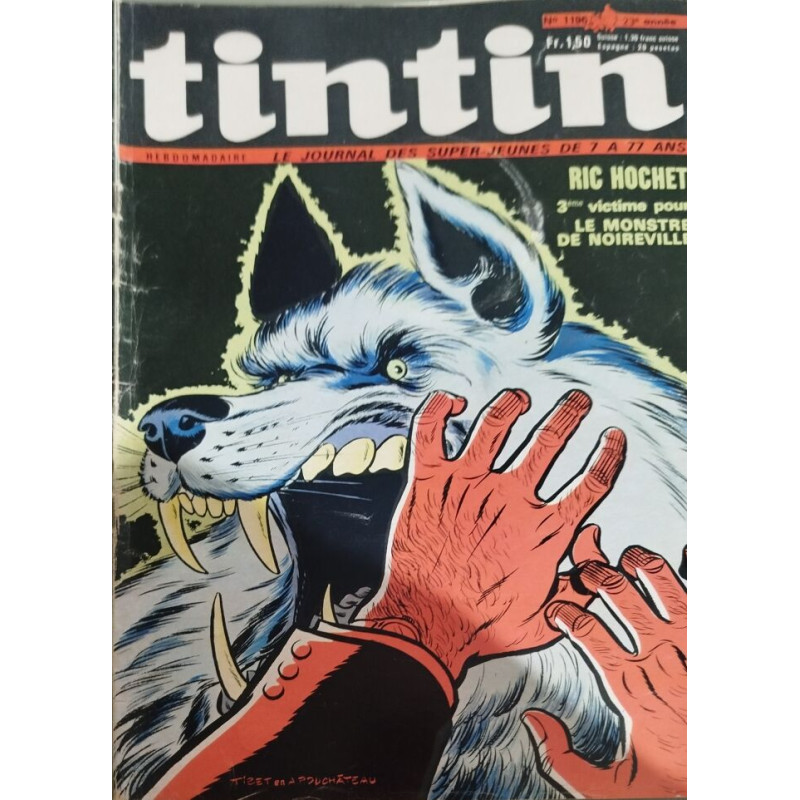 Tintin hebdomadaire n° 1196