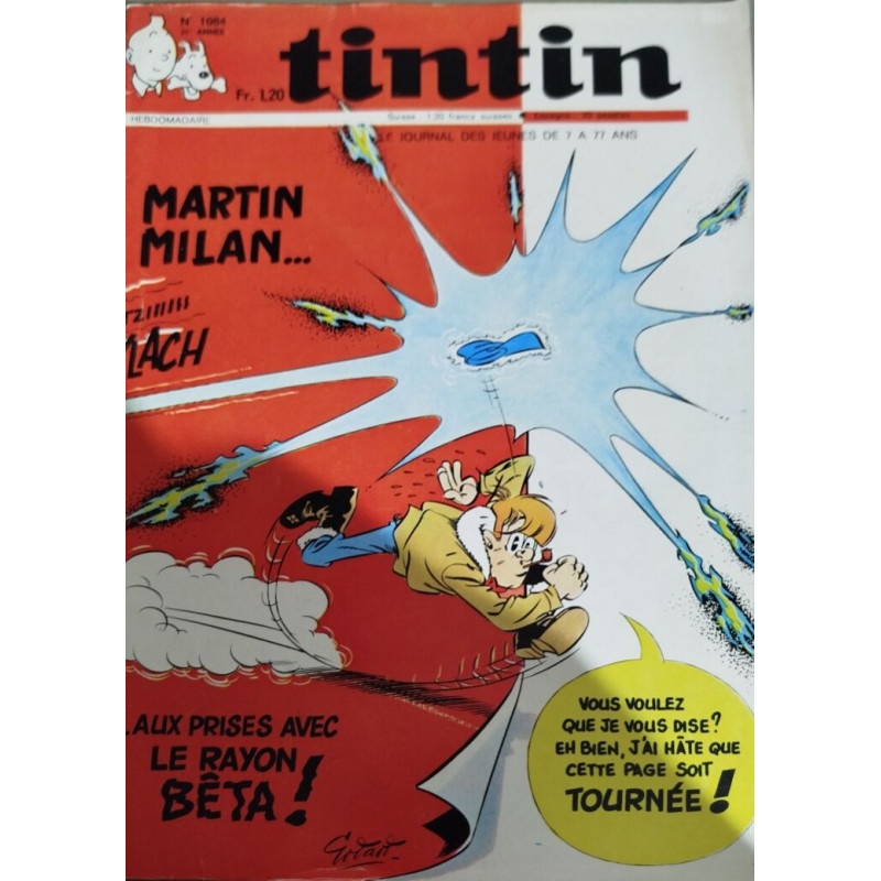 Tintin hebdomadaire n° 1084