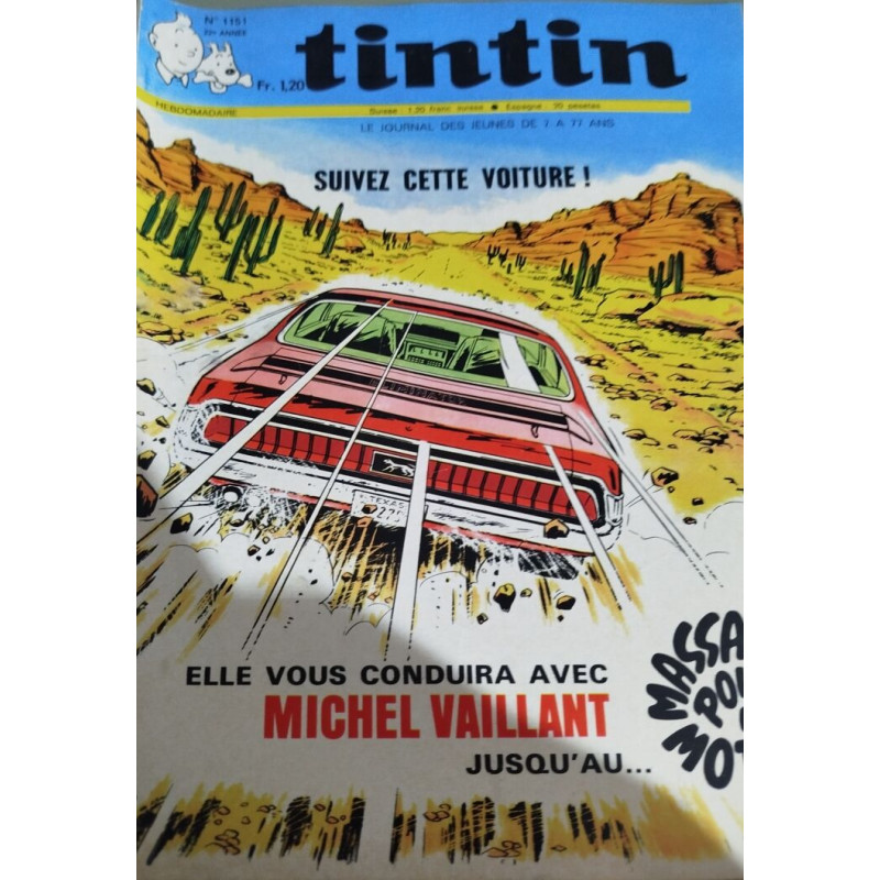 Tintin hebdomadaire n°1151