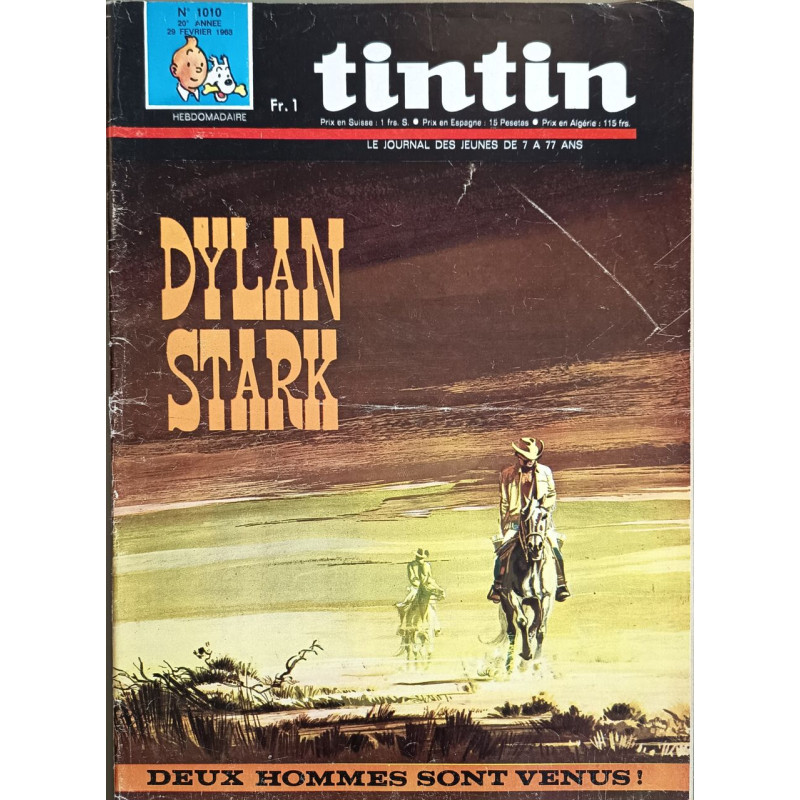 Tintin hebdomadaire n°1010